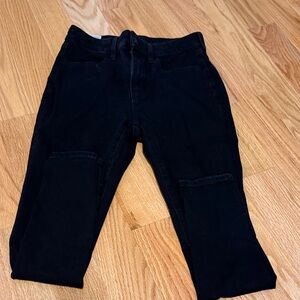 American Eagle Outfitters Kids Black Jeans short length